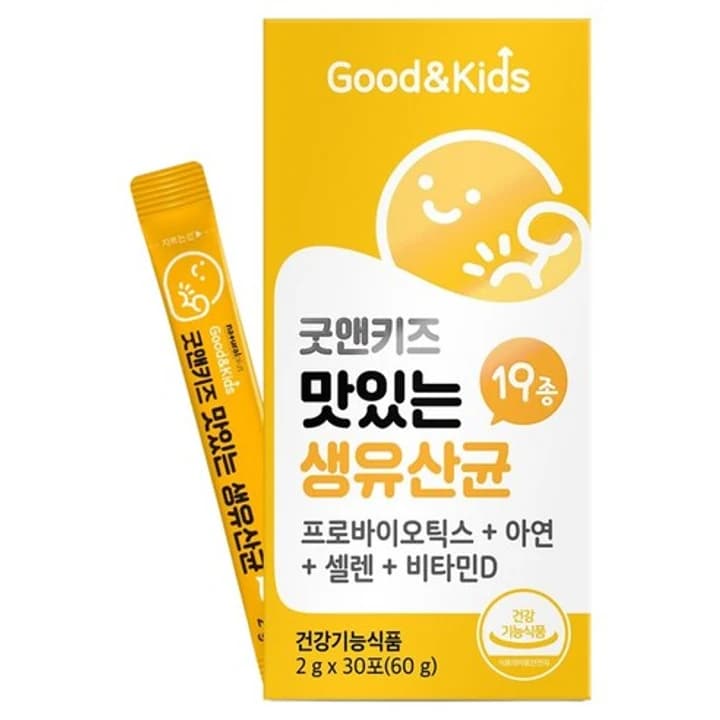 굿앤키즈 맛있는 생유산균 30포, 60g, 1개