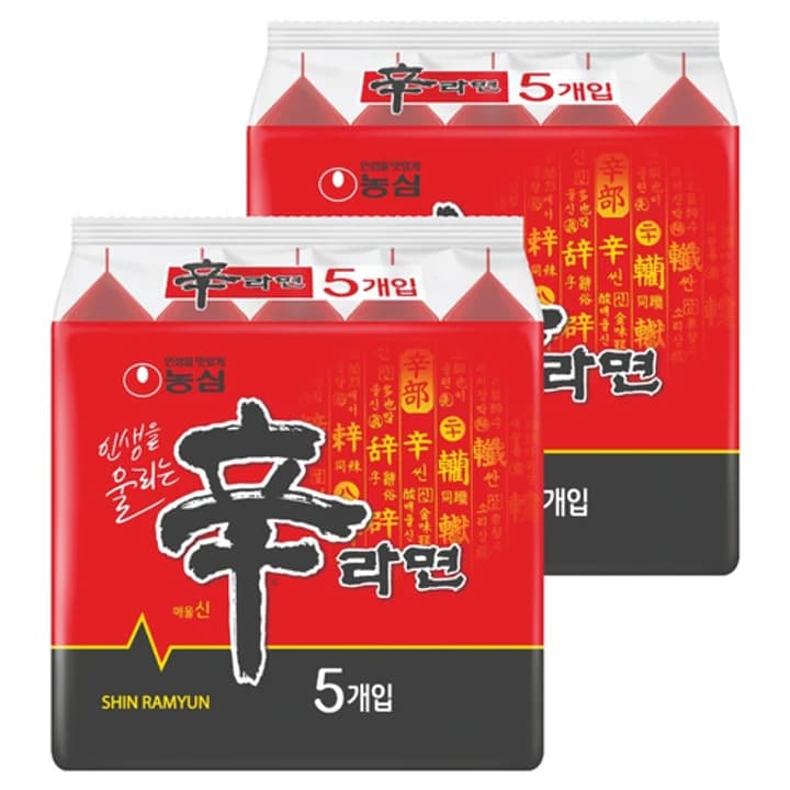 신라면 120g, 10개