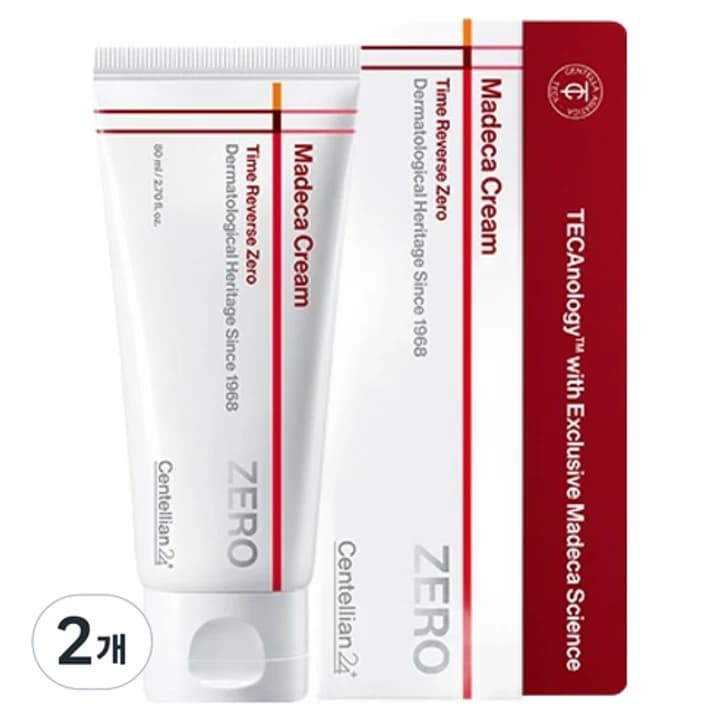 센텔리안24 타임리버스 제로 마데카 크림, 80ml, 2개